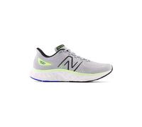 New Balance Men's Fresh Foam X Evoz V3 Running Shoe, Aluminum Grey/Black/Bleached Lime Glo, 9 UK