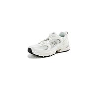 New Balance 530 shoes white light beige green - 42.5