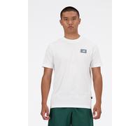 New Balance Nb Logo T-shirt In White size 2XL | Print T-Shirts Outlet | Men | White 2XL