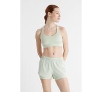 New Balance Nb Power X Sports Bra In Sage Green size S (A-C) | Sports Bras Outlet | Women | Green S (A-C)