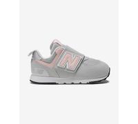 New Balance NEW_B 574 Hook & Loop Shoes Light Grey Pink Baby - 18.5