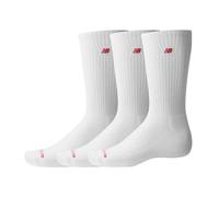 New Balance Patch Logo Crew Socks Pure White (3 pairs) - S