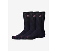New Balance Patch Logo Crew Socks Pure Black (3 pairs) - L