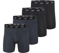 New Balance Performance Boxer Brief Underwear Clothing - 4 Per Pack S M L XL
