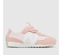 New Balance 327 Hook & Loop Running Shoes Pink EU 23 Girl