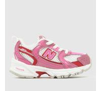 New Balance Pink Multi 530 Girls Toddler Trainers UK 4.5 (EU 21)