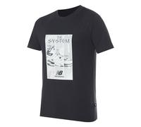 New Balance Poster Short Sleeve T-shirt Black L Men