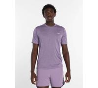 New Balance Quick Dry Crew Neck Training T-Shirt Dark Purple