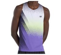 New Balance - Race Day Ultra Light Printed Singlet - Tank top size L, multi