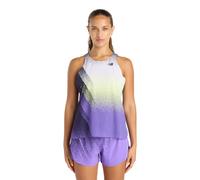 New Balance - Débardeur de trail running respirant et ultraléger - Race Day Ultra Light Printed Singlet Electric Purple for Women - Size M Purple M