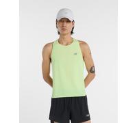 New Balance Race Day Ultra Light Sleeveless T-Shirt Green - L