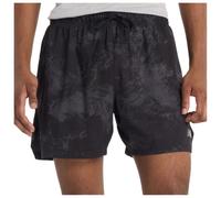 New Balance - Perforated breathable Shorts - RC Printed Short 5" Castlerock for Men - Size M - Black Black M