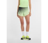 New Balance RC Ultra Light Printed 3inch Shorts Green Black Women - L