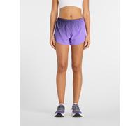 New Balance RC Ultra Light Printed 3inch Shorts Lilac Black Women - XS