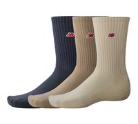 New Balance Red Patch Logo Crew 3 Pack - Cream, Beige and Blue - LAS33