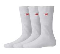 New Balance Red Patch Logo Crew 3 Pack - White - LAS33763-WT PLOGO 3P
