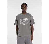 New Balance Reimagined Graphic short sleeve t-shirt grey white - M