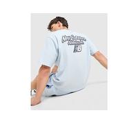 New Balance Script Back Graphic T-Shirt - Blue - Mens S
