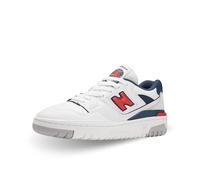 New Balance Kids' 550 in White/Red Synthetic, size 3.5