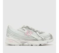New Balance Nursery 740 Trainer - Silver - Size 7