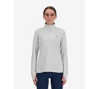 New Balance Sport Essentials Space Dye Half Zip Long Sleeve T-shirt White L Woman