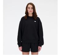 New Balance Sport Essentials French Terry Sweatshirt Black Women - L