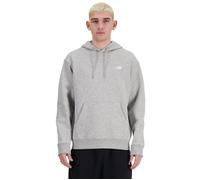 New Balance Sport Essentials Hoodie Grey S - Ideal for Comfortable Training and Relaxation