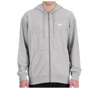 New Balance - Sport Essentials Logo Fleece Full Zip - Hoodie size M, grey