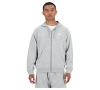 New Balance Sport Essentials French Terry Logo Full Zip Hoodie Grey - S