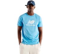 New Balance Sport Essentials Logo Short Sleeve T-shirt Blue S Men