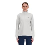 New Balance Womens Running Sport Essentials Space Dye Quarter Zip - Grey, Grey, Size M, Women Grey