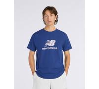 New Balance Sport Essentials Stamp Logo Short Sleeve T-shirt Blue L Men