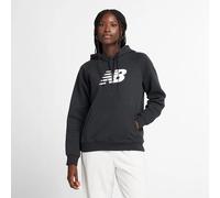New Balance Sport Logo Hoodie Black S Woman