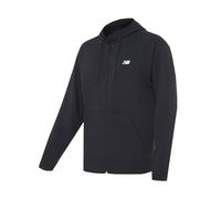 New Balance Stacked Logo French Terry Full Zip Hoodie - Athletic Grey