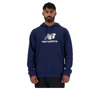 New Balance Stacked Logo French Terry Hoodie - NB Navy (428), marine, XL-XXL