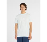 New Balance Stacked Logo Short Sleeve T-Shirt Pure White - L