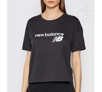 New Balance Stacked Tee Womens - NB Classic Core T-Shirt Black - All Sizes