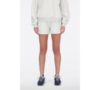 New Balance Sport Essentials French Terry Shorts White L Women