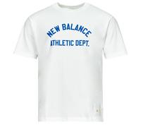 New Balance T shirt ATHLETICS DEPT TEE in White EU M