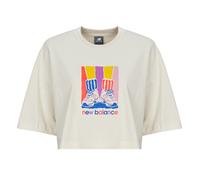 New Balance T shirt ATHLETICS GRADIENT SHOES T-SHIRT in Beige EU L