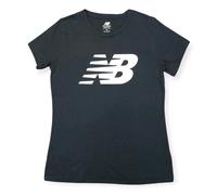 New Balance T-Shirt Womens Medium Black Crew Neck Athletic Fit Graphic