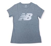 New Balance T-Shirt Womens Medium Grey Crew Neck Athletic Fit Graphic