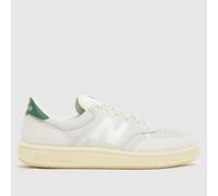 New Balance T500 Trainers in White & Green UK 5 (EU 38)