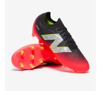 New Balance Mens Tekela Magia V4 Low Laced Firm Ground Football Boots, Black/Red, Size 8, Men Black/Red