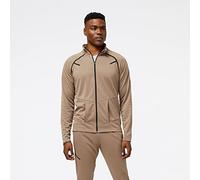 New Balance Tenacity Football Training Track Jacket, MUSHROOM, XL