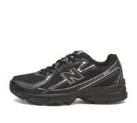 New Balance Unisex-Adult U740v2, Black/Silver Metallic, 7.5 Women/6 Men