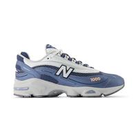 New Balance Unisex 1000 in Blue/Grey/Orange Synthetic, size 4.5