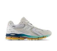 New Balance Unisex 1954R in Grey/White/Green Suede/Mesh, size 5