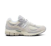 New Balance Unisex 2002R in Beige/Grey Suede/Mesh, size 4.5
