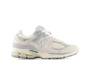 New Balance Unisex 2002R in Beige/Grey Suede/Mesh, size 5.5